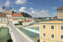 Kilátás a Steyr folyó torkolatára